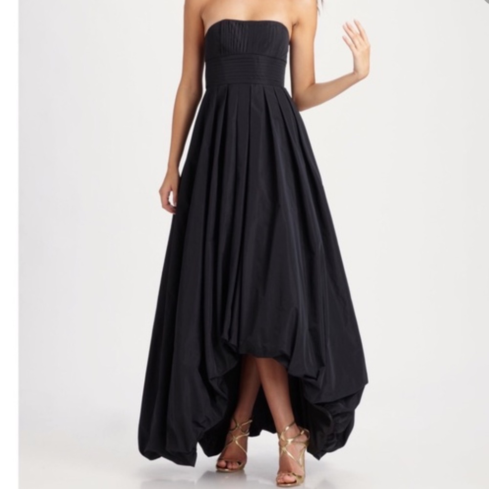 BCBGMaxAzria Black Strapless Dress